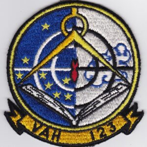 A patch with the emblem of the air force.