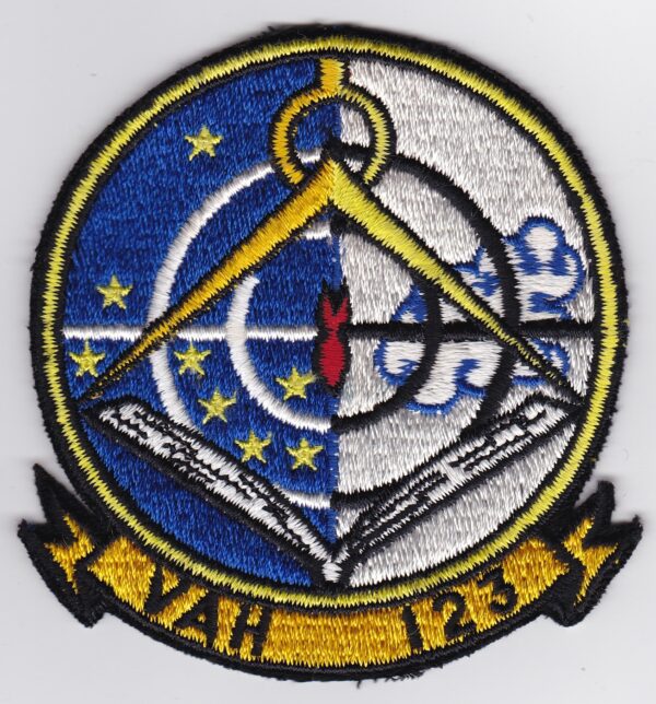 A patch with the emblem of the air force.