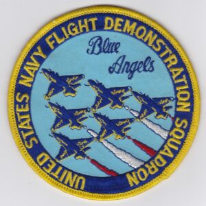 Navy flight demonstration blue angels patch.