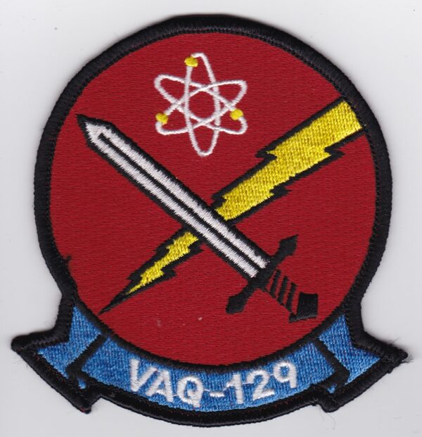 A patch with the word vaq-120 on it.