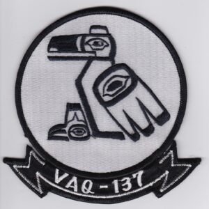 A white patch with the words vaq - 1317 on it.