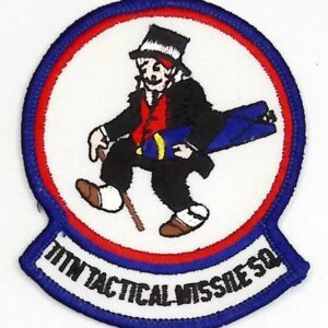 USAF 11 TMS Patch USAFE GLCM Tactical Missile Squadron