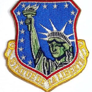 USAF 48th FBW Patch FBW Fighter Bomber Wing Statue of Liberty Crest F-100D 1964 D1