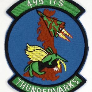 USAF 495 TFS Fighter Patch USAFE Squadron F 111 Thundervark