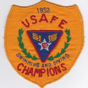 USAF Twelfth Air Force Patch USAFE Swimming Diving Champs