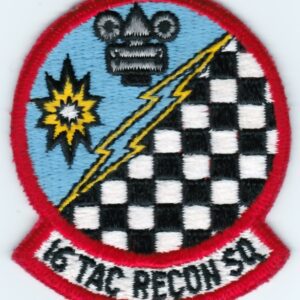 16 tac recon squadron patch.