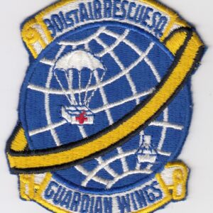 A patch with the words guardian wings on it.