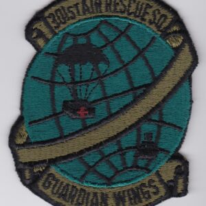 A patch with the words guardian wings on it.