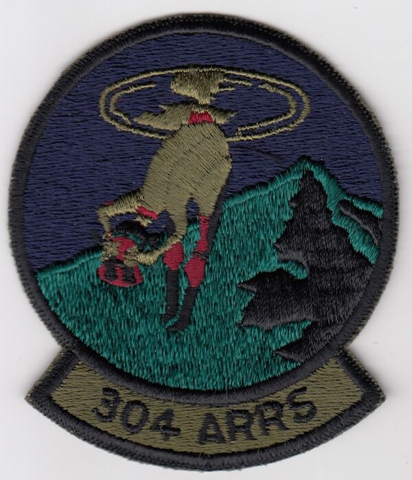 A patch with the words 303rd air refueling squadron.