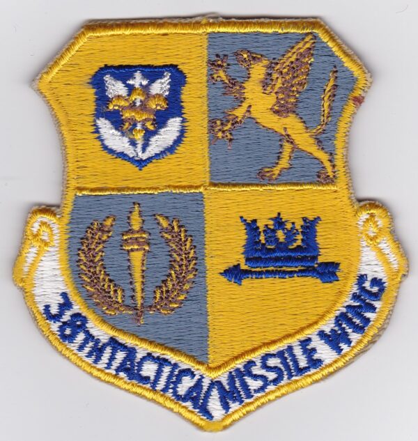 A patch with the emblem of the 3rd tactical missile squadron.