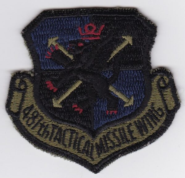 A patch with the words astmatic missile unit.