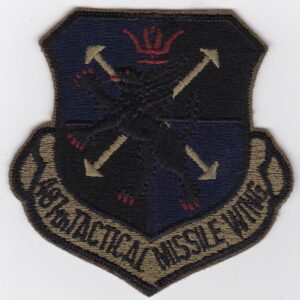 A patch with the emblem of an air force tactical missile unit.