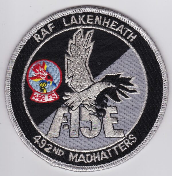 USAF USAFE 492 FS 492, F 15, Fighter, FS, Patch, Squadron, USAF, USAFE