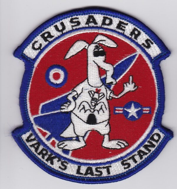 Crusaders patch with kangaroo mascot.