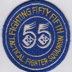 USAF 55 TFS Fighter Patch USAFE TFW 20 F 100 Super Sabre