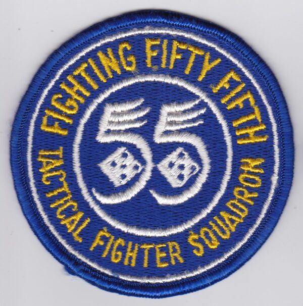 USAF 55 TFS Fighter Patch USAFE 20 TFW RAF Wethersfield Squadron