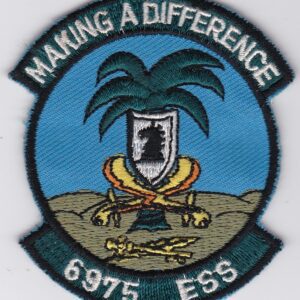 A patch with the words making a difference.