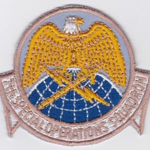 A patch with an eagle and an eagle on it.