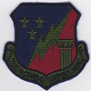 A patch with the emblem of the united states air force.