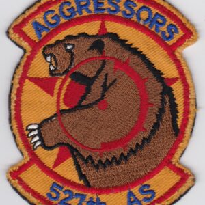 A badge with the words agressors 527th as.