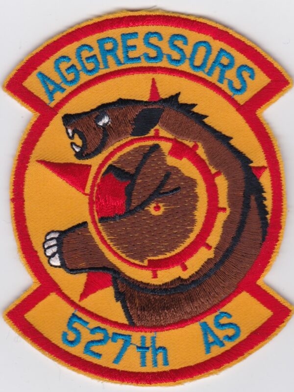 USAF 527 Aggressor Squadron Patch USAFE Fighter F 5 Tiger II