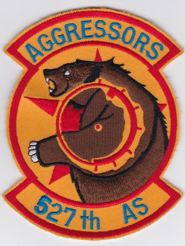 USAF 527 Aggressor Squadron Patch USAFE Fighter F 5 Tiger II