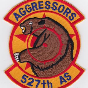 A badge with the words agressors 527th as.