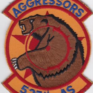 A badge with the words agressors 527th as.