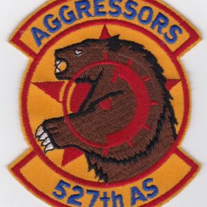 A badge with the words agressors 527th as.