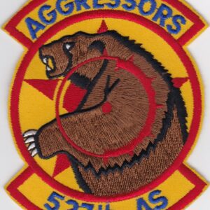 A badge with the words agressors 537th as.