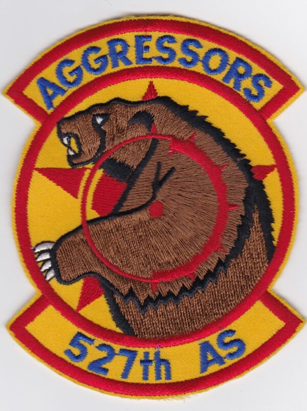 A badge with the words agressors 537th as.