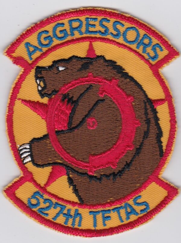 A badge with the words agressors 6th tfas.