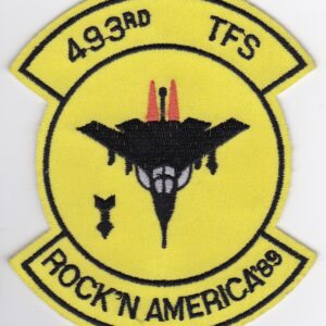 USAF USAFE 493 TFS Patch 48 TFW Deployed, F 111, Fighter, Patch,