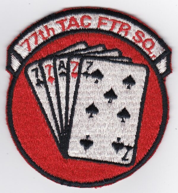 USAF 77 TFS Fighter Patch USAFE Squadron 20 TFW Wing F 111