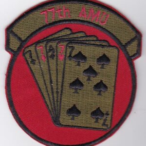 USAF 77 TFS Fighter Patch USAFE Squadron 20 TFW Wing AMU