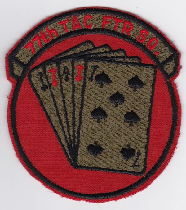 USAF 77 TFS Fighter Patch USAFE Squadron 20 TFW Wing F 111