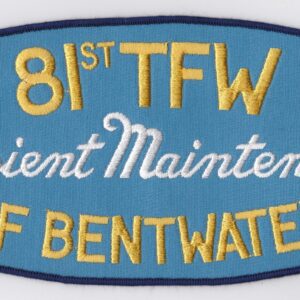 8th twf transient maintenance raf bentwaters patch.