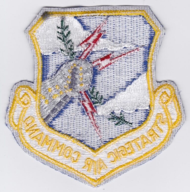 USAF Patch Bomb SAC Strategic Air Command Shield Scroll