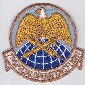 A patch with the words special operations squadron.