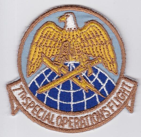 A patch with the words special operations squadron.