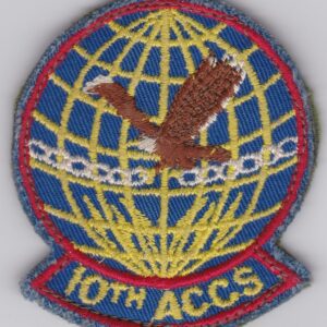 USAF 10 ACCS Squadron Patch USAFE Airborne Command