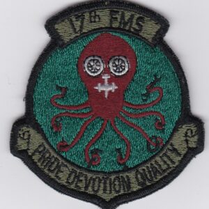 A patch with an octopus on it.