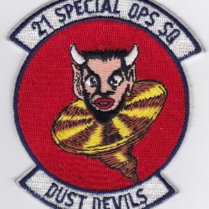 21 special ops squadron dust devils patch.