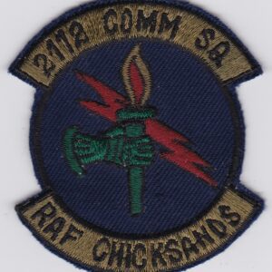 A patch with the words raf chickhands on it.