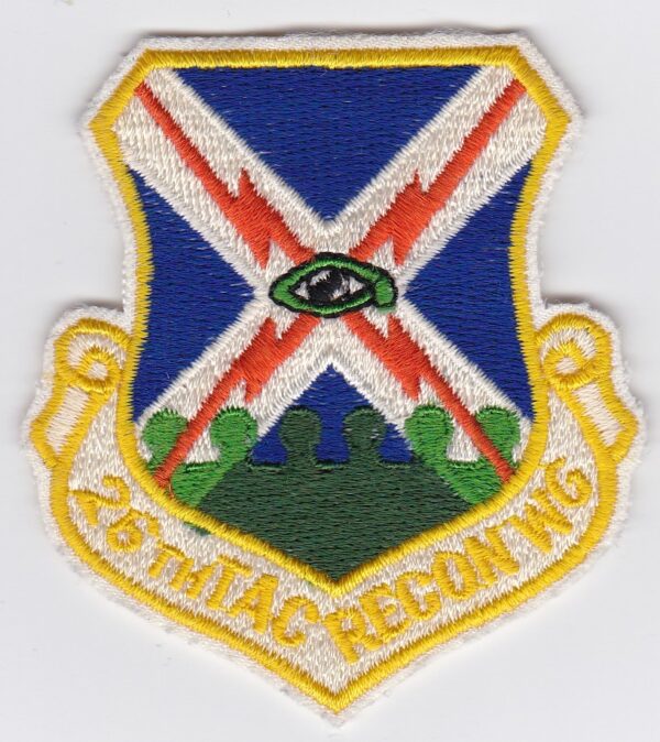 A patch with the logo of the air force.