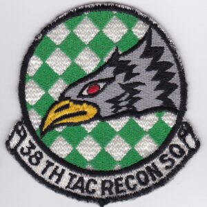 USAFE 38 TRS Tactical Reconnaissance Squadron Patch RF 4C