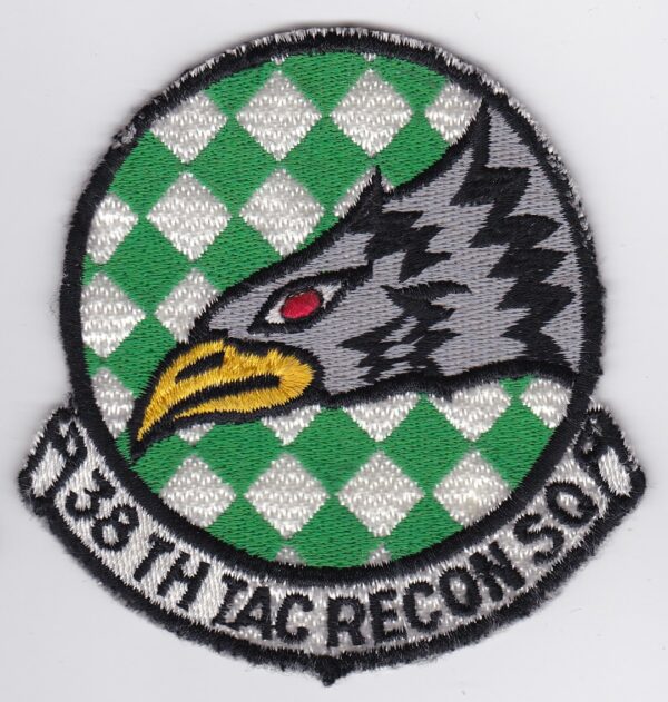 USAFE 38 TRS Tactical Reconnaissance Squadron Patch RF 4C