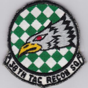 USAF 38 Tac Recon Squadron Patch USAFE TRS Tactical RF 4C