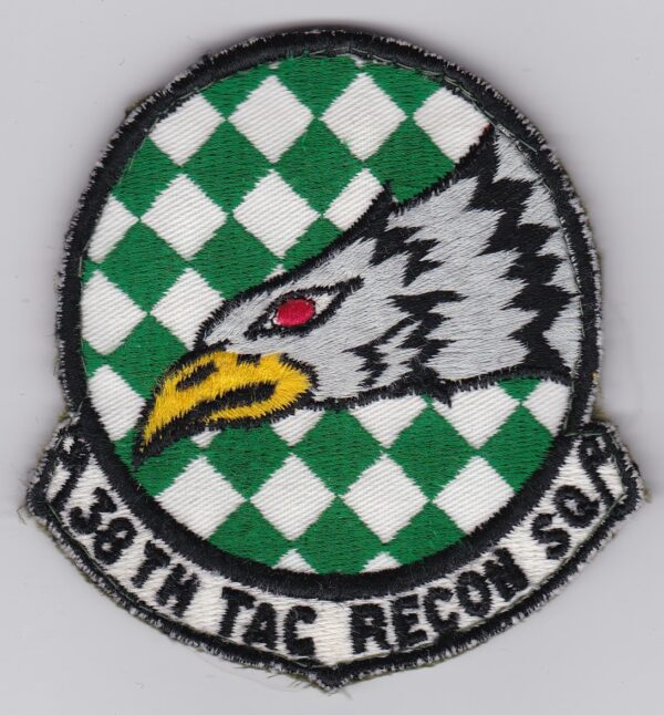 USAF 38 Tac Recon Squadron Patch USAFE TRS Tactical RF 4C