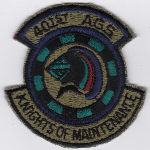 A patch with the words knights of maintenance on it.